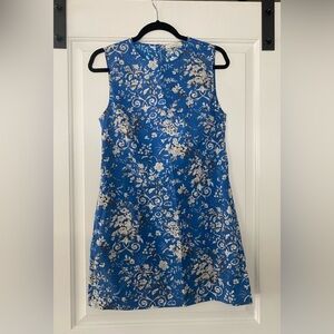 Doen Adele Blue Floral  Dress